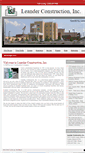 Mobile Screenshot of leanderconstructioninc.com